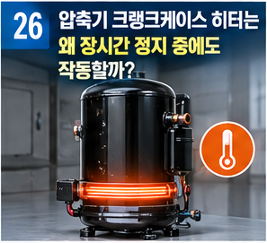 압축기 크랭크케이스 히터는 왜 장시간 정지 중에도 작동할까 썸네일