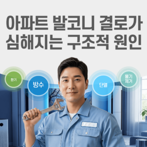 아파트 발코니 결로가 심해지는 구조적 원인 썸네일