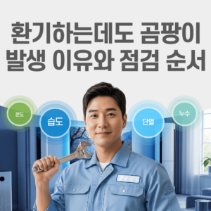 환기하는데도 곰팡이 발생 이유와 점검 순서 썸네일