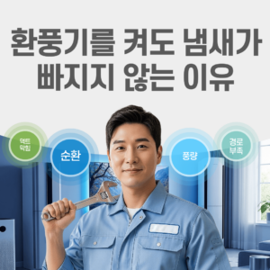환풍기를 켜도 냄새가 빠지지 않는 이유 썸네일