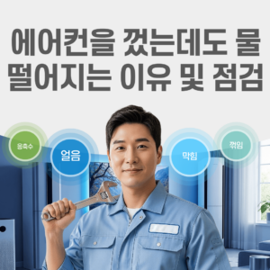 에어컨을 껐는데도 물떨어지는 이유 및 점검 썸네일