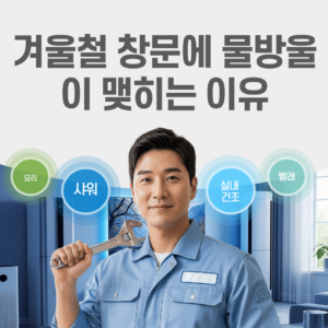 겨울철 창문에 물방울이 맺히는 이유 썸네일